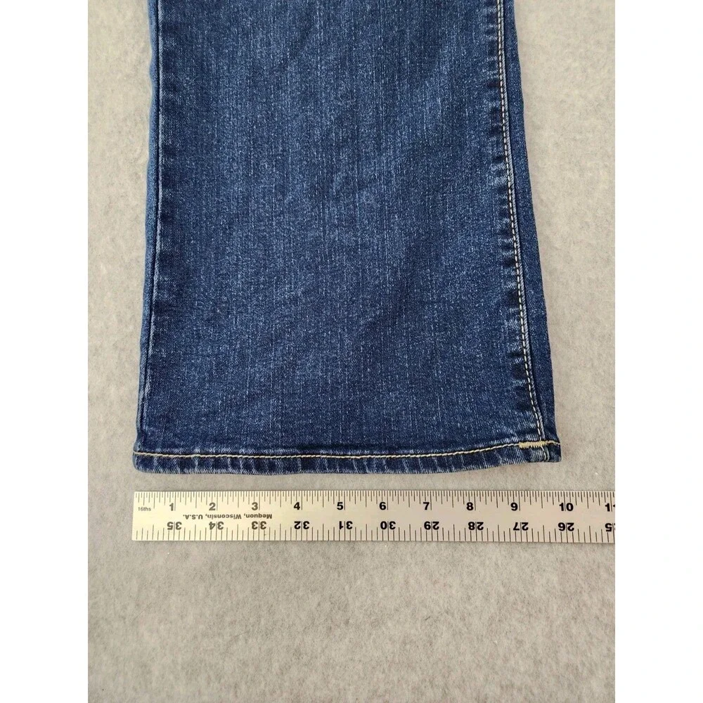 True Religion Billy Jeans 38‎ Flap T Snap Bootcut Relaxed Stretch 42 40x34
